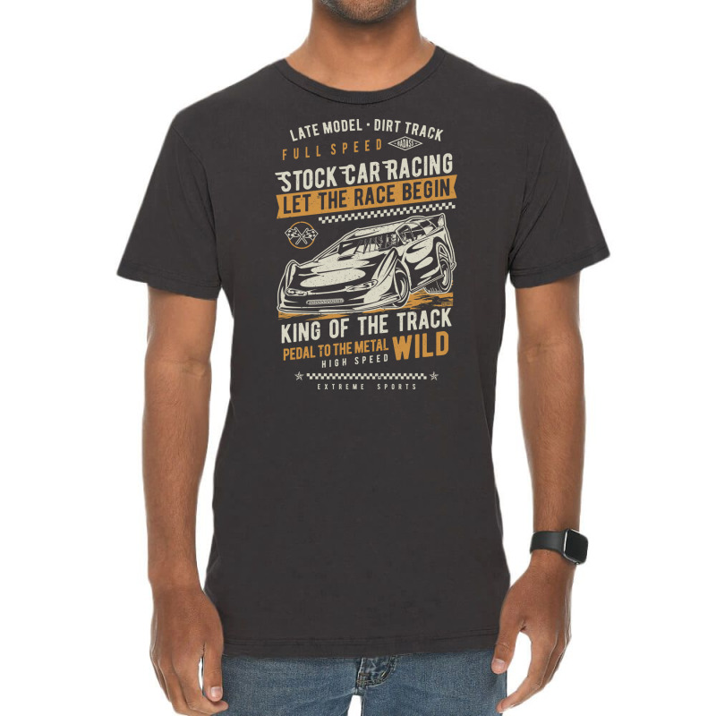 Dirt Track Racing Late Model Wild Vintage T-shirt | Artistshot