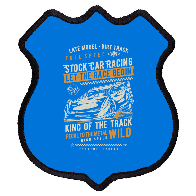 Dirt Track Racing Late Model Wild Shield Patch | Artistshot