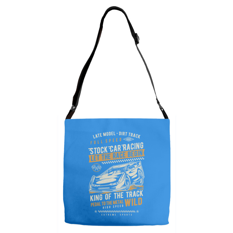 Dirt Track Racing Late Model Wild Adjustable Strap Totes | Artistshot