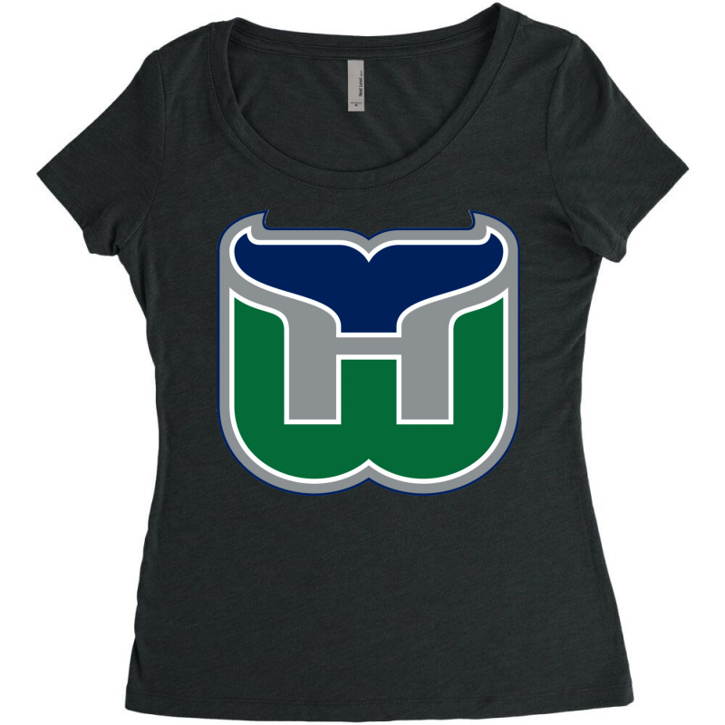 Vintage Hartford Hockey   Retro Whalers 1 Women's Triblend Scoop T-shirt by oresabeluuhy | Artistshot