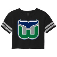 Vintage Hartford Hockey   Retro Whalers 1 Scorecard Crop Tee | Artistshot