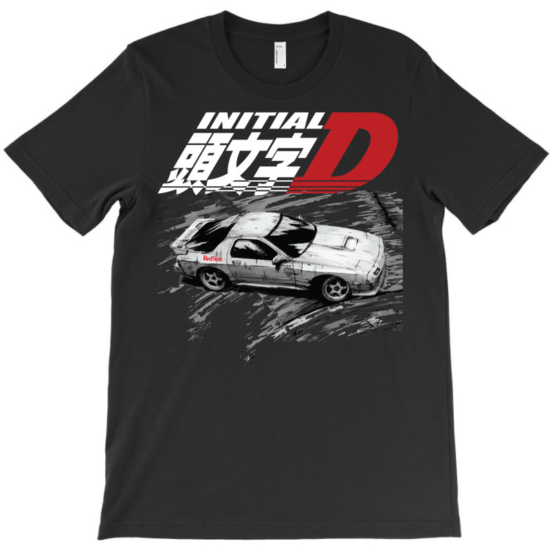 Initial D Fc Rx7 Drifting   Ryosuke Takahashi Redsuns T-shirt | Artistshot