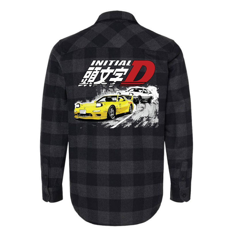 Initial D Fd Rx7 Stage 1 Drifting    Keisuke Takahashi's Redsuns Vs Ta Flannel Shirt | Artistshot