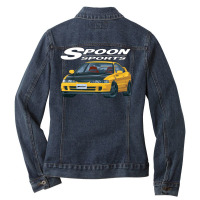 Integra Phoenix Yellow Type R Dc2 Ladies Denim Jacket | Artistshot