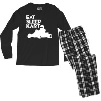 Gokart Racing Eat Sleep Kart Pro Men's Long Sleeve Pajama Set | Artistshot