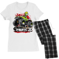 Monster Truck Screaming Ghoul Women's Pajamas Set | Artistshot