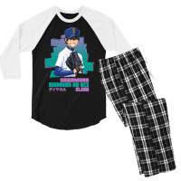 Sawamura Eijun   Diamond No Ace Men's 3/4 Sleeve Pajama Set | Artistshot