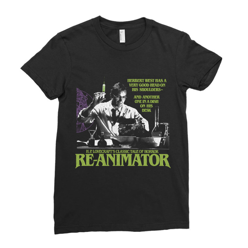 Limited Edition Reanimator, Re-animator, Herbert West-xggfl Ladies Fitted T-Shirt by haodinhvan1 | Artistshot