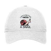 Snail ,life Is Better With A Snail I Kids I Snails Adjustable Cap | Artistshot