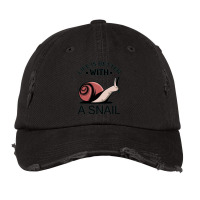 Snail ,life Is Better With A Snail I Kids I Snails Vintage Cap | Artistshot