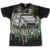 Rally Car Halloween Graphic T-shirt | Artistshot