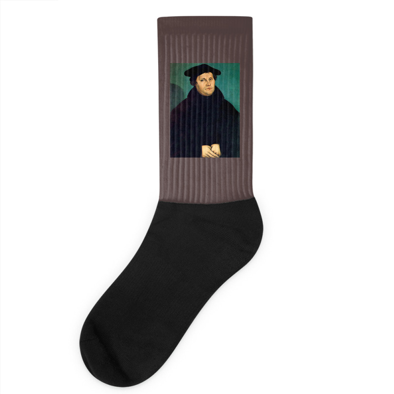 Martin Luther   The Protestant Reformation   Picture Restored Socks | Artistshot