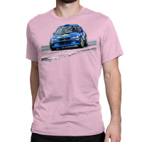 Jdm Colin Mcrae World Rally Blue Champion Wrc Gc8 22b Car 555 Power Sl Classic T-shirt | Artistshot