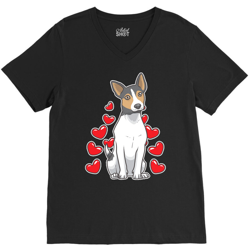 Rat Terrier T  Shirt Rat Terrier Dog Gift V-neck Tee | Artistshot