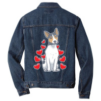 Rat Terrier T  Shirt Rat Terrier Dog Gift Men Denim Jacket | Artistshot