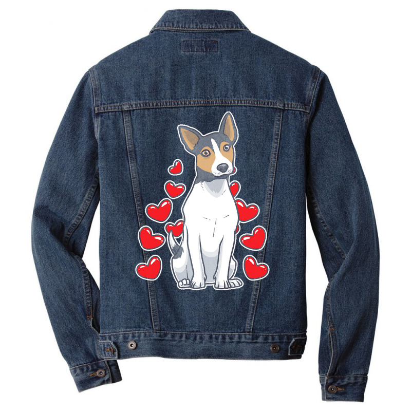 Rat Terrier T  Shirt Rat Terrier Dog Gift Men Denim Jacket | Artistshot