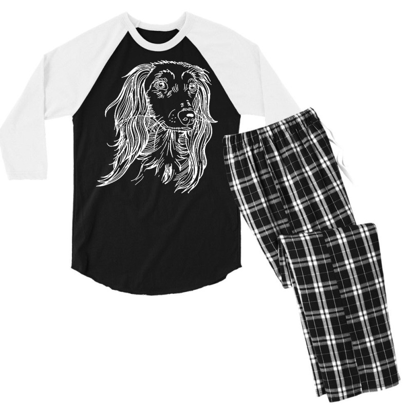 Saluki T  Shirt Saluki Dog Gift T  Shirt Men's 3/4 Sleeve Pajama Set | Artistshot