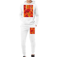 Hot Lava Red Abstract Pattern Hoodie & Jogger Set | Artistshot