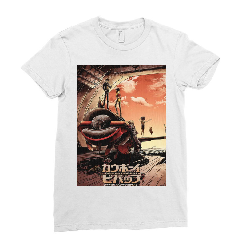 Cowwboy Bebob Ladies Fitted T-Shirt by constancelapointe | Artistshot