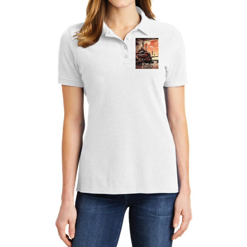 Cowwboy Bebob Ladies Polo Shirt by constancelapointe | Artistshot