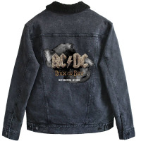 Angus Young Brian Johnson Unisex Sherpa-lined Denim Jacket | Artistshot