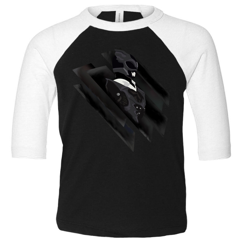 Hot Trend Black Psycho Ranger Toddler 3/4 Sleeve Tee by michealyoungerlk01 | Artistshot