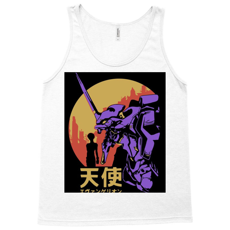 Neon Genesis Evangelion Retro Vintage Tank Top by constancelapointe | Artistshot