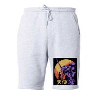 Neon Genesis Evangelion Retro Vintage Fleece Short | Artistshot