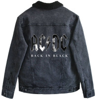 Angus Young Brian Johnson Unisex Sherpa-lined Denim Jacket | Artistshot