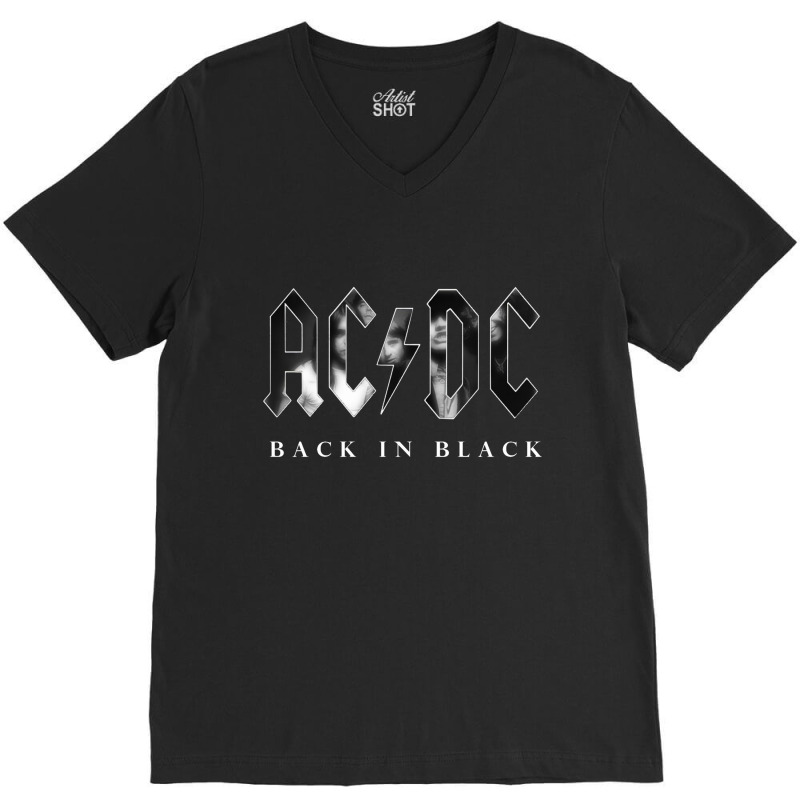 Angus Young Brian Johnson V-neck Tee | Artistshot