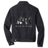 Angus Young Brian Johnson Men Denim Jacket | Artistshot