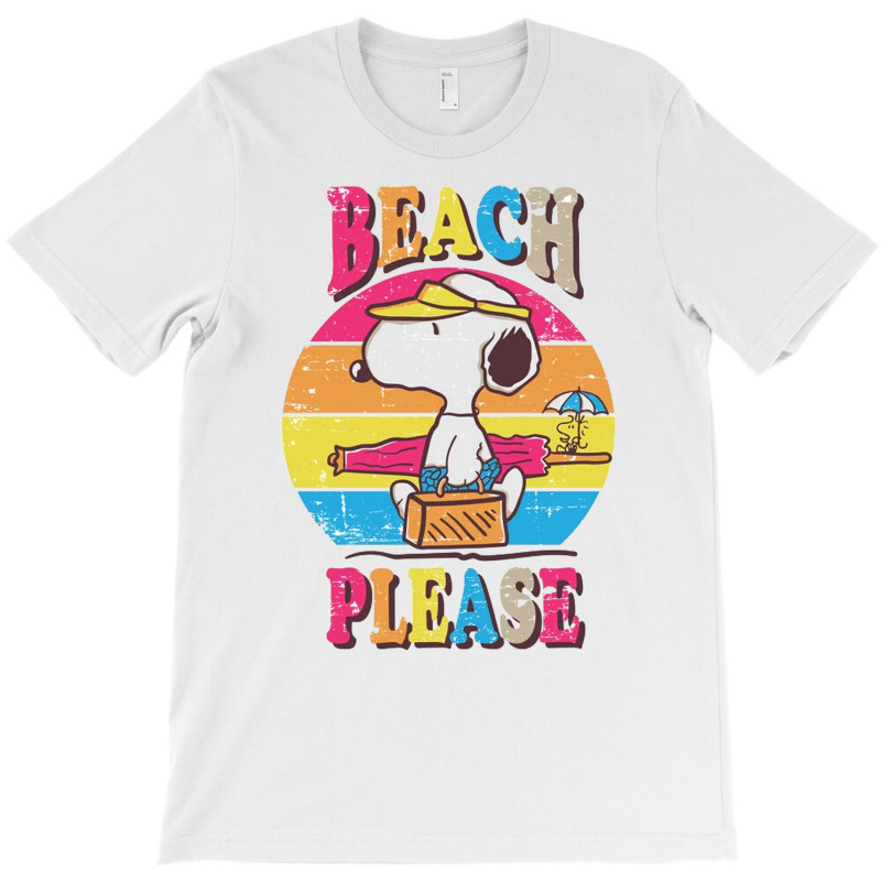 Peanuts Beach Please T-shirt | Artistshot