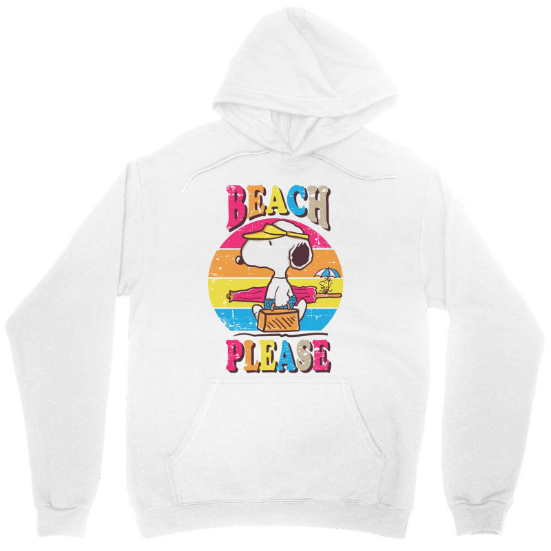 Peanuts Beach Please Unisex Hoodie | Artistshot