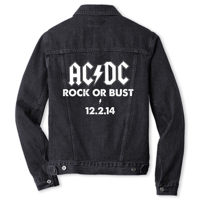 Angus Young Brian Johnson Men Denim Jacket | Artistshot