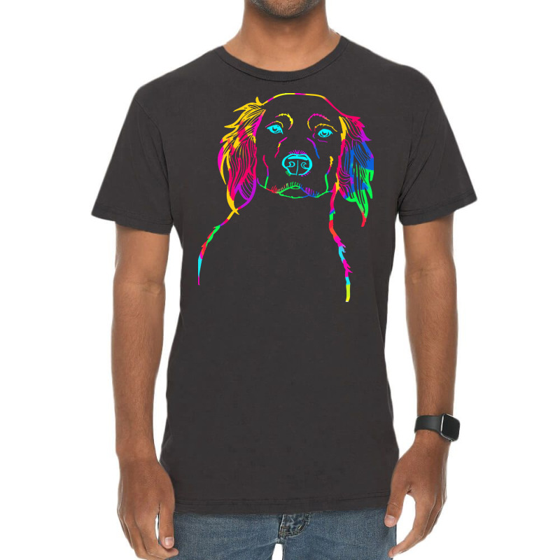 Small Mnsterlander T  Shirt Small Münsterländer Picture Drawing T  S Vintage T-shirt | Artistshot