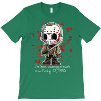 Jason Wearing A Mask Since 1980 T-shirt | Artistshot