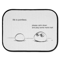 Life Is Pointless Rear Car Mat | Artistshot