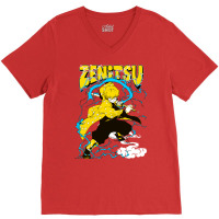 Thunder Boy Zeni Demon Killer V-neck Tee | Artistshot