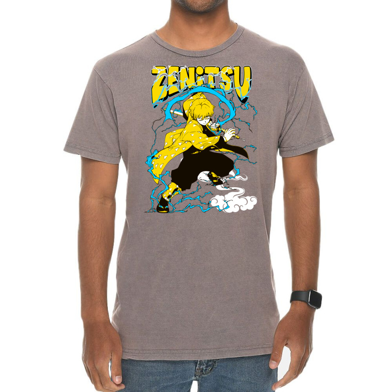 Thunder Boy Zeni Demon Killer Vintage T-Shirt by meqipirdasc | Artistshot