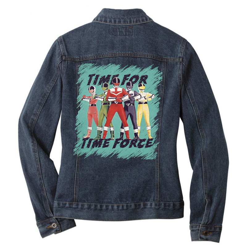 Hot Trend Time For Time Force Ladies Denim Jacket by quanghuydinh1 | Artistshot