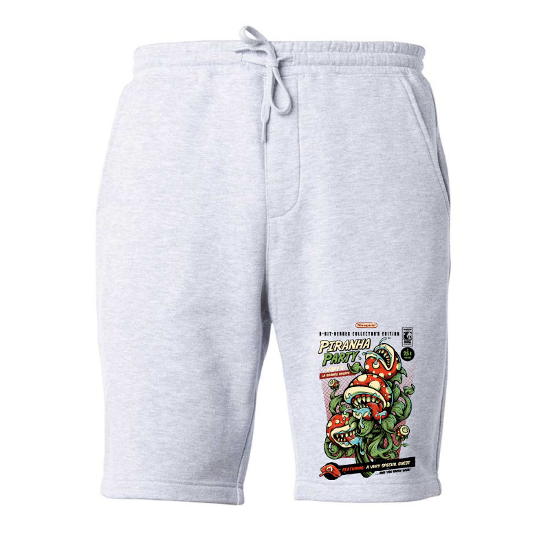 Piranha Party Fleece Short | Artistshot