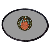 Viking Raven God Odin Warrior  Men Women Kids Gift Oval Patch | Artistshot