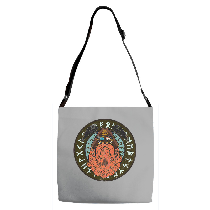 Viking Raven God Odin Warrior  Men Women Kids Gift Adjustable Strap Totes | Artistshot