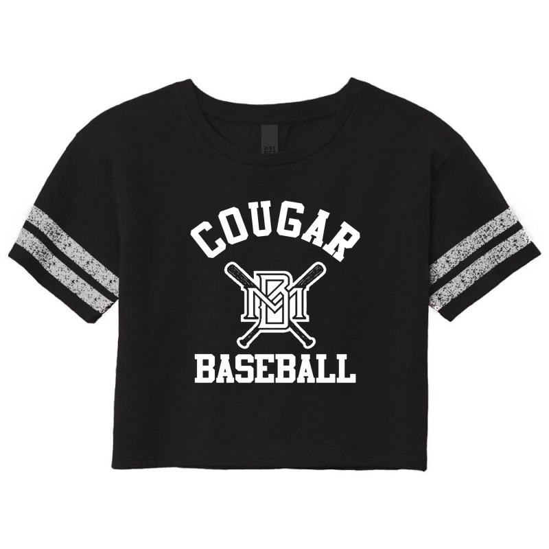 Cougars Baseball Scorecard Crop Tee by Tonja J Adams | Artistshot