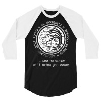 Viking Ree Celtic Art Attoo With Words Of Norse Wisdom 3/4 Sleeve Shirt | Artistshot