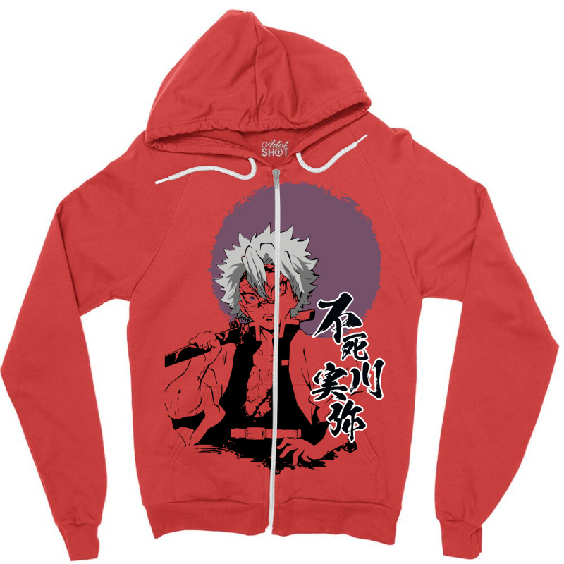 The Angry Demon Killer Zipper Hoodie by songoumarase | Artistshot