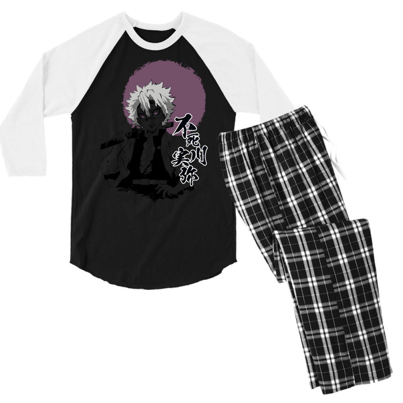 The Angry Demon Killer Men's 3/4 Sleeve Pajama Set by songoumarase | Artistshot