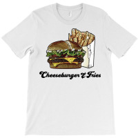 Cheeseburger & Fries T-shirt | Artistshot