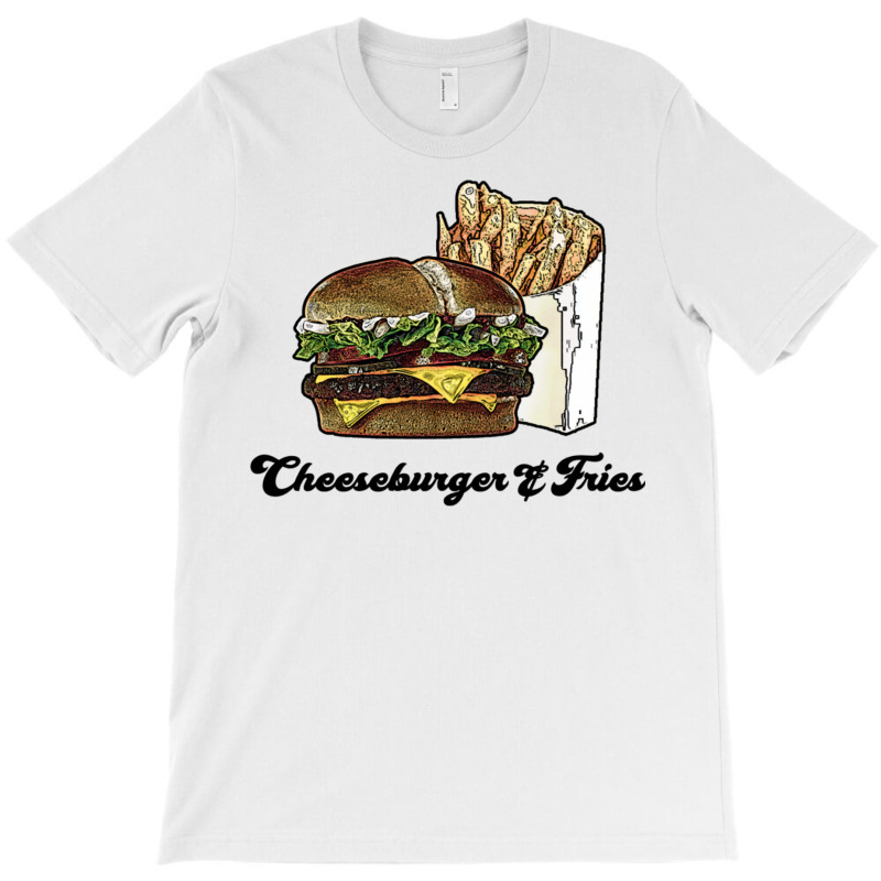 Cheeseburger & Fries T-Shirt by ljusikryanzp | Artistshot