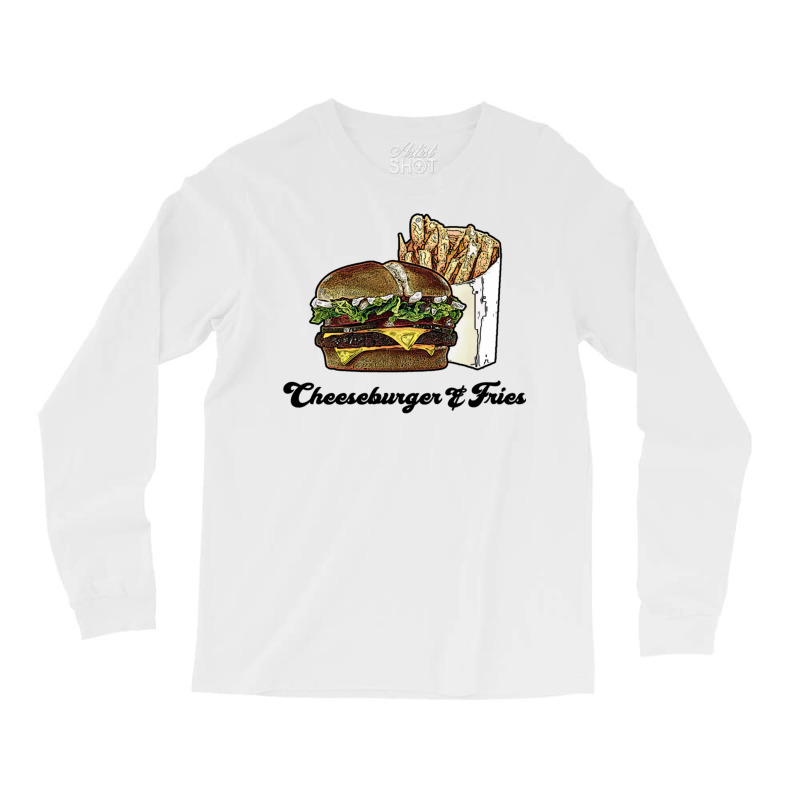 Cheeseburger & Fries Long Sleeve Shirts by ljusikryanzp | Artistshot